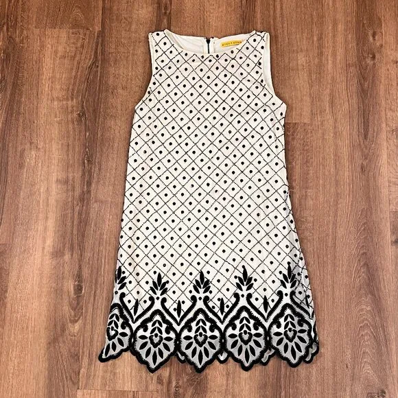 alice and olivia white beaded dress Alice + Olivia Jeanette Beaded Dress  Celebrity Owned